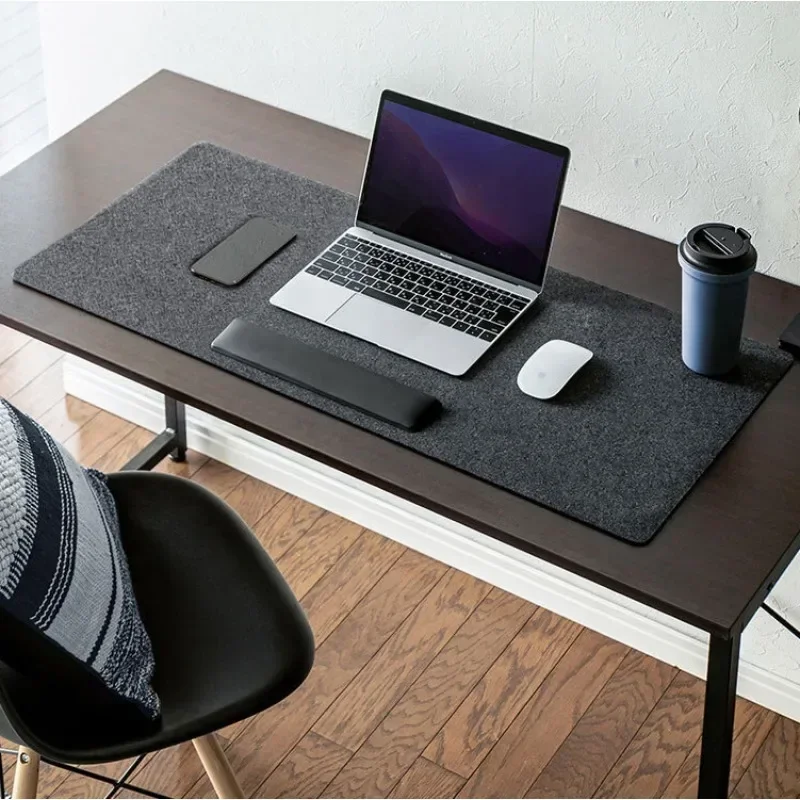 Large Computer Desk Mat Table Keyboard Big Mouse Pad Gamer Wool Felt Laptop Non-slip Desk Pad Mousepad Gaming Accessories