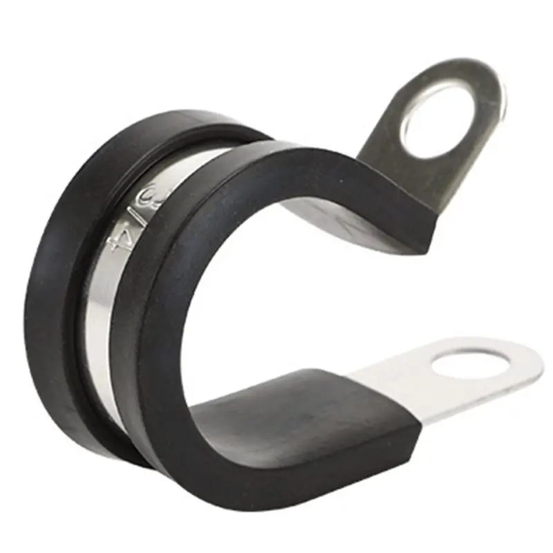 IALJ-Cushioned R-Type 52-Piece Cable Clamp Set, Pad For Securing Cables In Conduits
