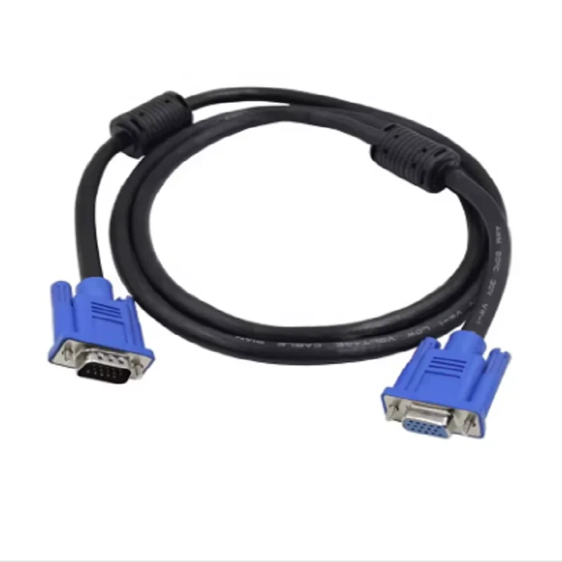 0.5m 1.5m 3m 15 Pin VGA Extension Cable VGA To VGA Male To Female Converter Cable for Computer Monitor Projector PC TV Adapter