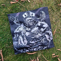 EDC Dark Style Handkerchief Outdoors Men's Hank for Knife Beads Storage Decoration