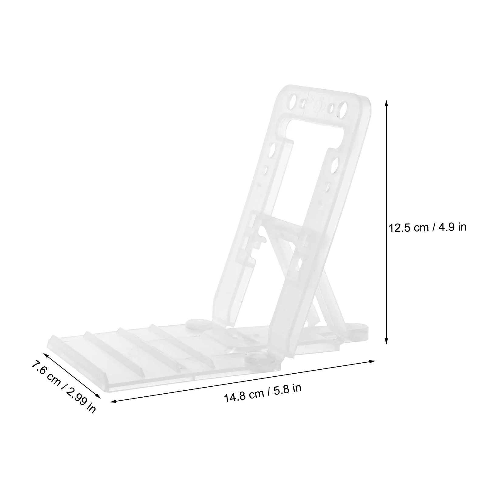 5Pcs Display Support Stand L Shape Brackets Retail Shelf Organizer Anti Tip Durable Merchandise Holder Teacup Display Stand
