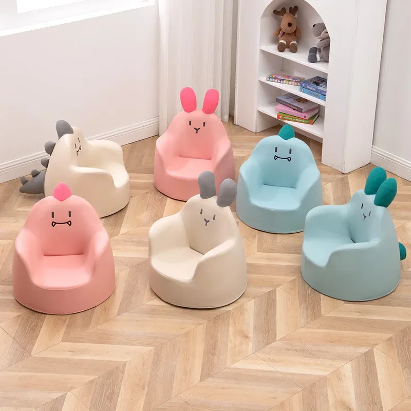 Kids Chair Children Sofa Baby chair leather Cute cartoon Lazy Sofas Casual Seat Baby Sofa Cute cartoon kids reading chairs