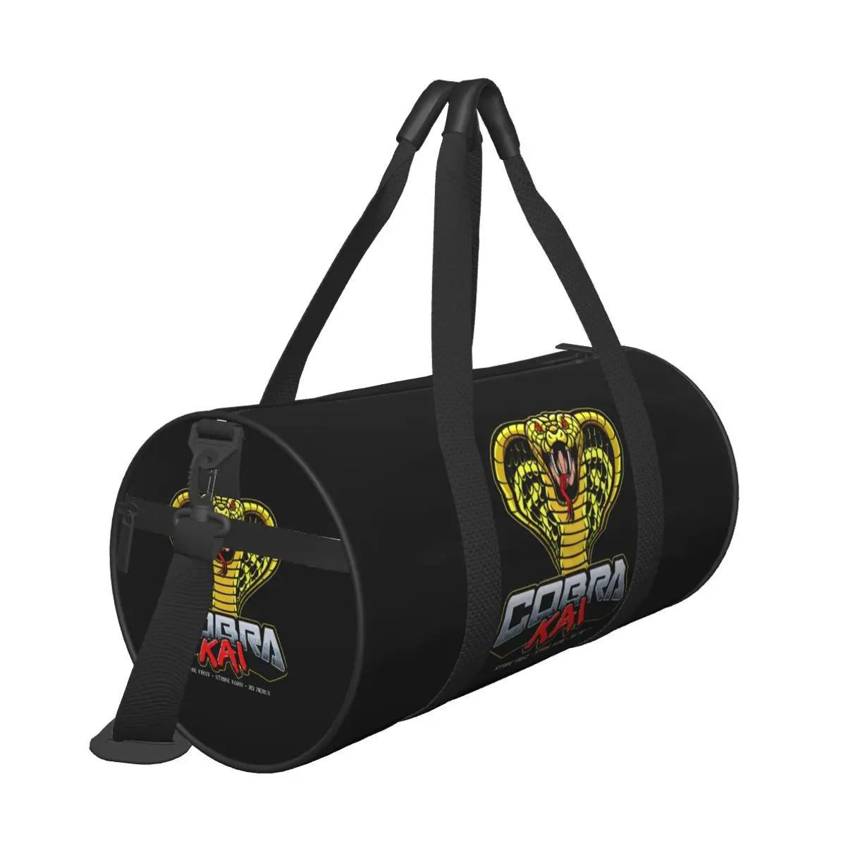 Cobra Taekwondo Kai Travel Bag Large Sport Bags Waterproof Men Women Custom Gym Bag Casual Funny Fitness Bag