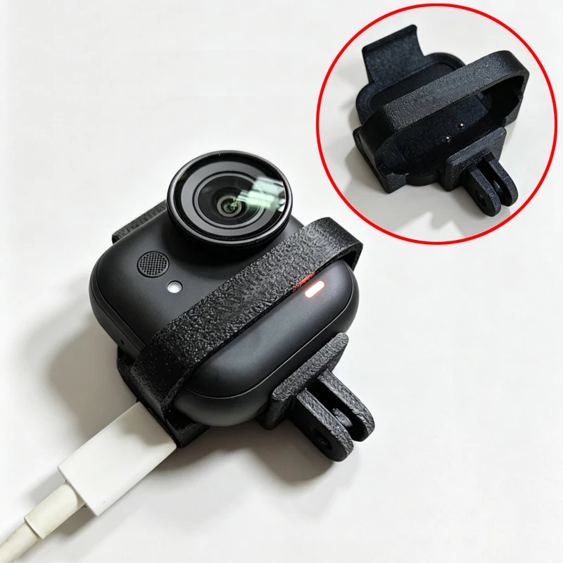 1PC For Insta360 Go Ultra Charging Dock Lightweight Charger Stand Support Record While Charging 3D Printed Replacement Accessory