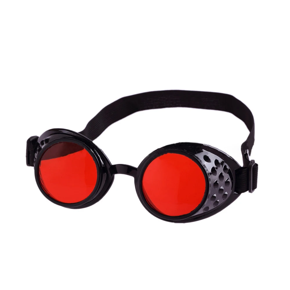 Óculos Steampunk vintage para adultos, Cosplay Eyewear, Decorações Halloween, Heavy Metal Driver Goggles, Lentes Eclipse, Unisex