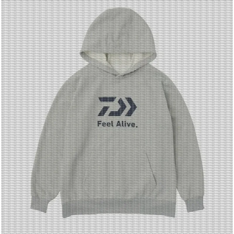 Outdoor Fishing Hoodie Men's Spring and Autumn Casual Hoodie Feel Alive Printed Fishing Sports Top