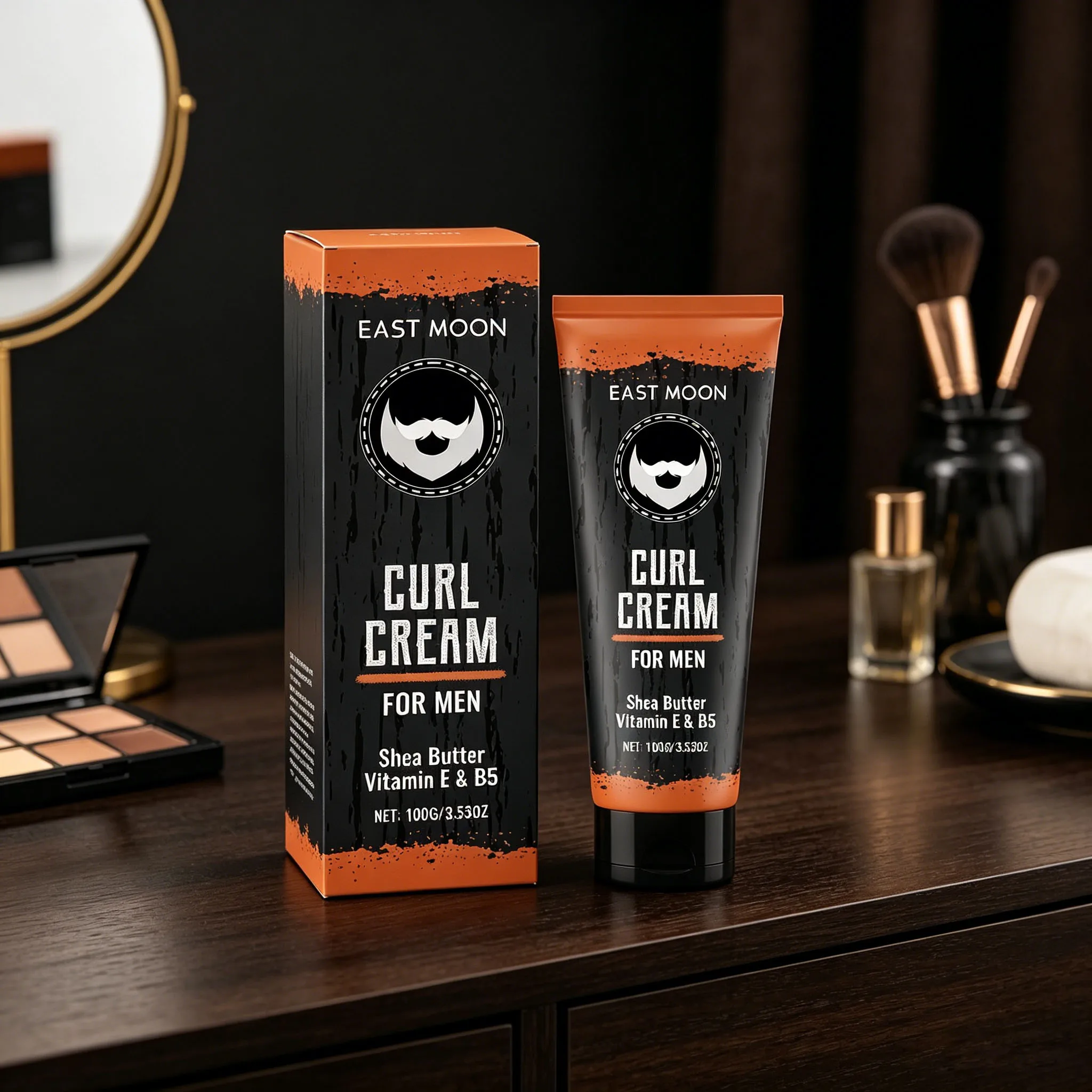 Men Curl Defining Cream Improving Thicker Hair Strong Hold Styling Enhances Curl Elasticity Create Natural Fluffy Modeling Paste
