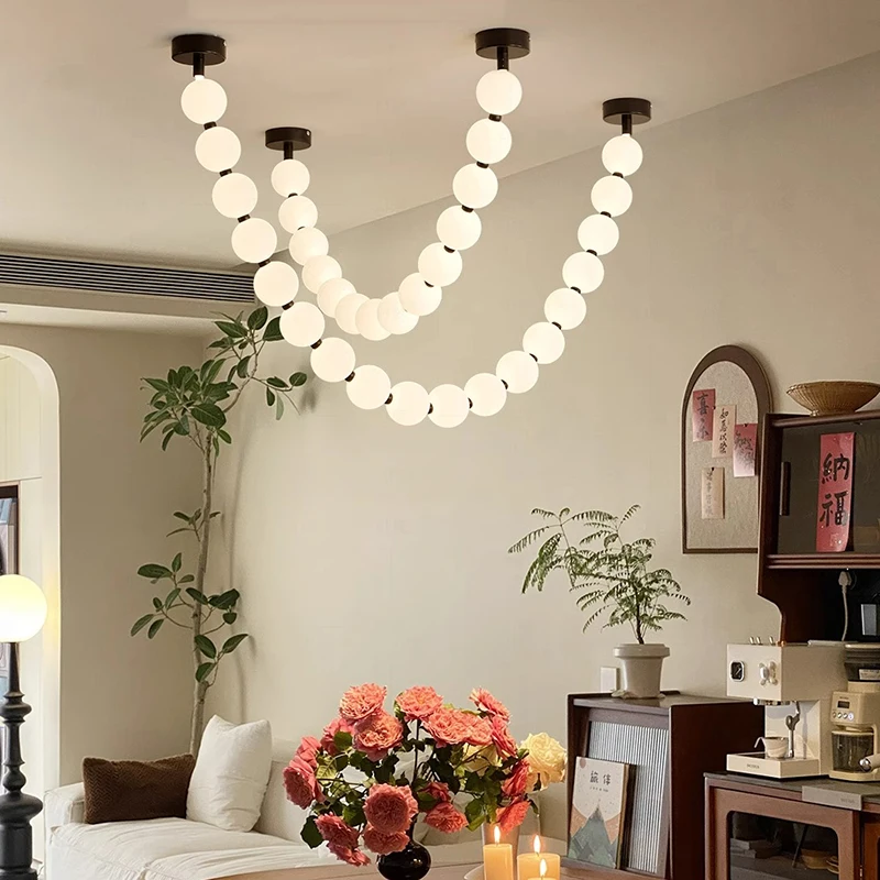 ديكور المنزل الحديث أضواء LED مصابيح إضاءة متدلية لغرفة المعيشة الثريات لغرفة الطعام معلقة ضوء الإضاءة الداخلية #2