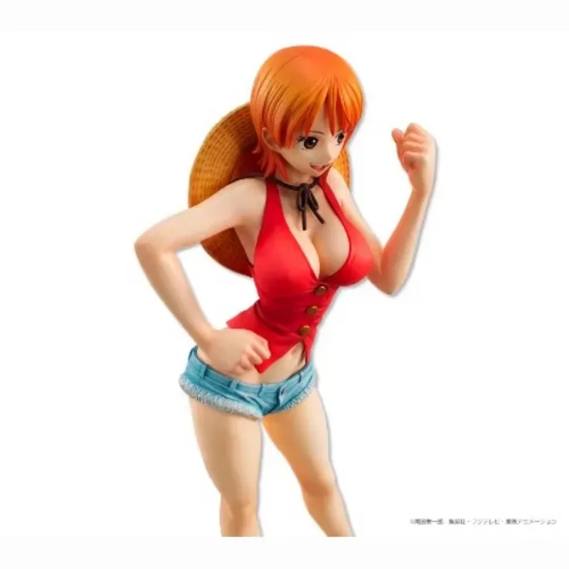 In Stock Original MegaHouse Nami POP LIMITED EDITION MUGIWARA Ver Anime Portrait Model Toy Collection Doll Gift