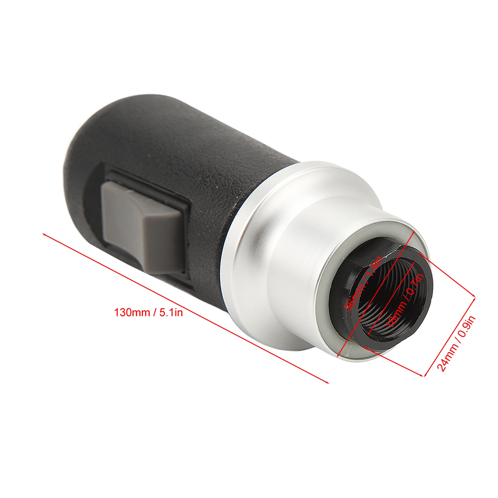 Gear Shift Lever Knob 1377386 Manual Gear Shifter Lever Button Knob with Transmission Adapter Switch Replacement for Scania