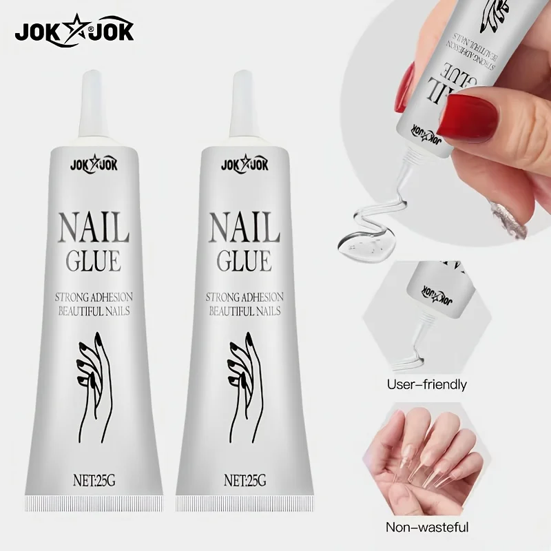 

Гель-клей для ногтей Jok Super Semi-Solid, не требует УФ-отверждения для домашнего ухода, мягкий гель для накладных ногтей, идеально подходит для маникюра