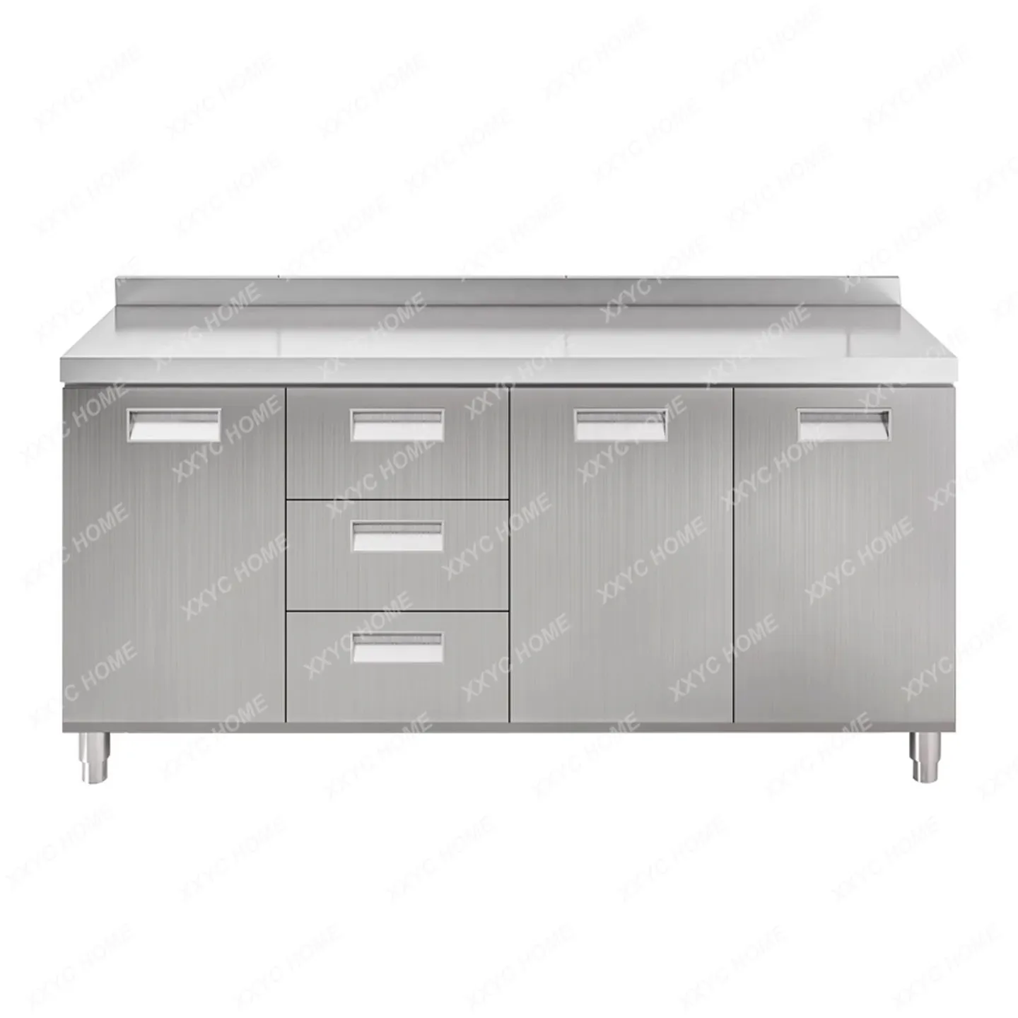 304 integrated stainless steel kitchen cabinets stove integrated rural kitchen storage cupboards
