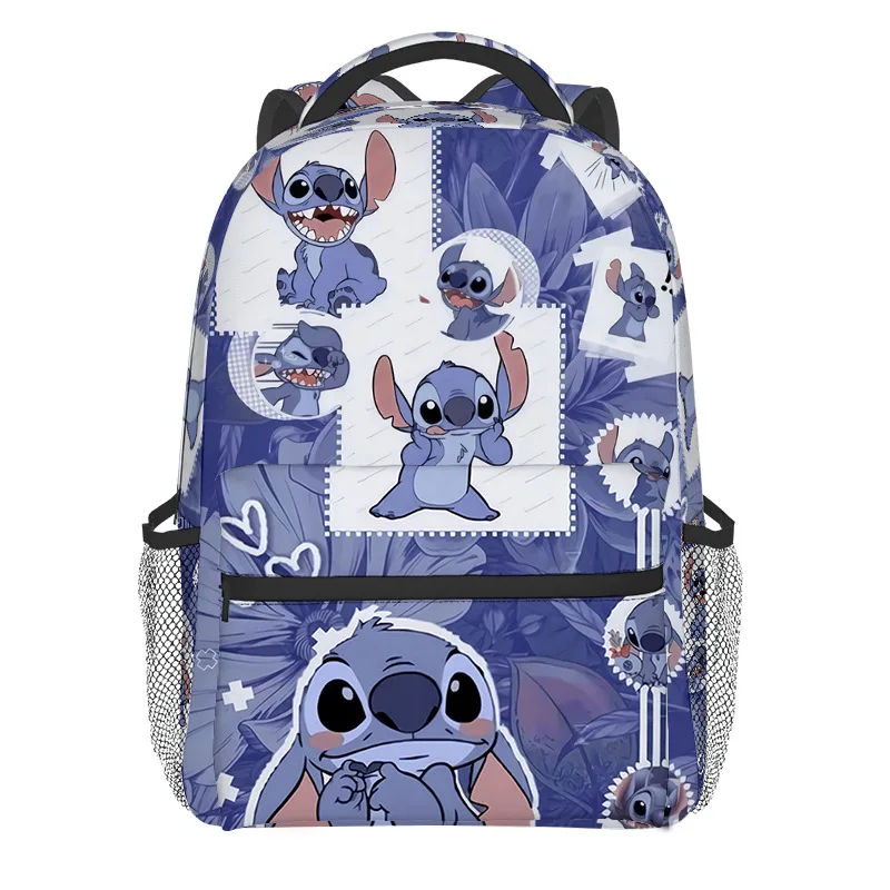 2024 Stitch Shoulder Bag Anime Cute Elementary School Backpack Cartoon Boys and Girls School Bag Opening Gift Childlike Fun