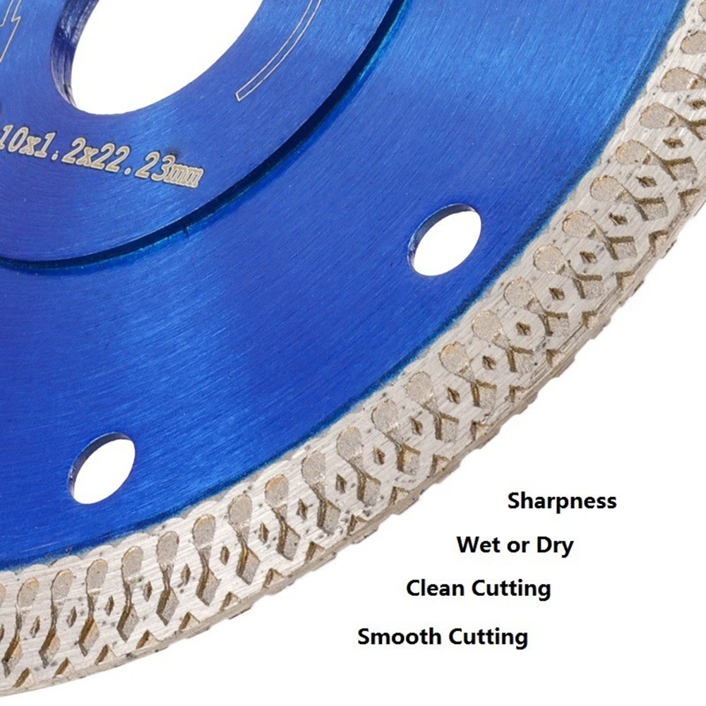 105/115/125mm Diamond Saw Blade For Porcelain Tile Granite Marble Dry/Wet Cutting Stone Cut off Saw Blade Diamond Cutting Disc