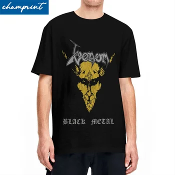 Heren Gif Black Metal T-Shirt Rock Band 100% Katoen Tops Grappige Korte Mouw T-Shirt 4xl 5xl 6xl T-Shirts