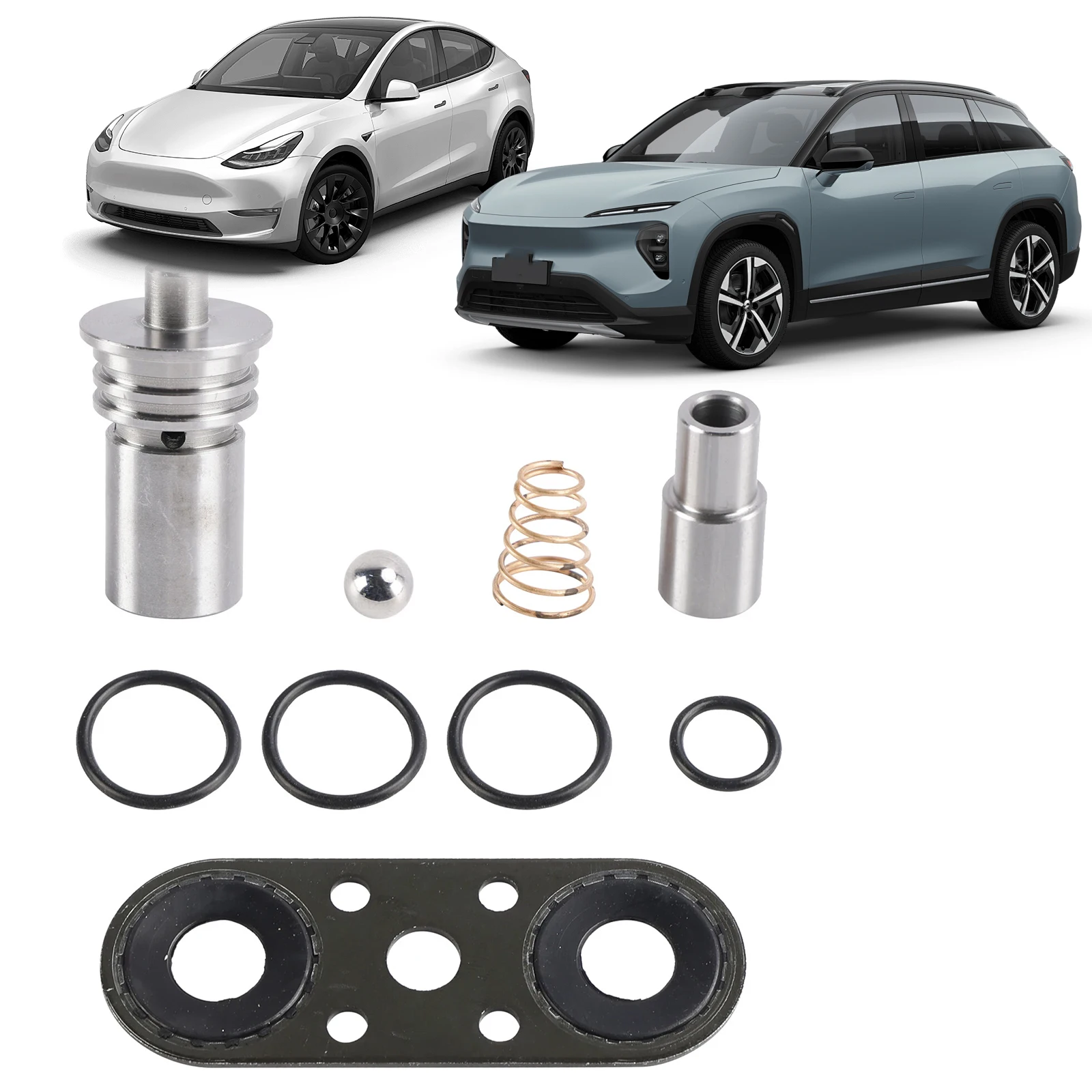 Kühler-Durchfluss-Bypass-Ventil-Kit ersetzt STL010 Getriebe-Kühlsystem-Upgrade-Kit mit Bypass-Dichtung für 6L80 8L80 8L90E