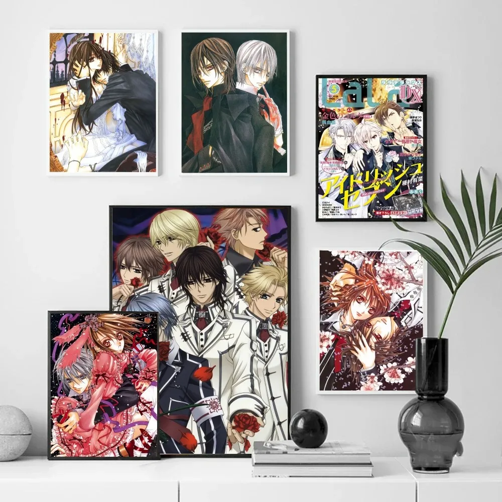 Anime Vampire Knight  Poster Paper Print Home Bedroom Entrance Bar Cafe Art Painting Decoration