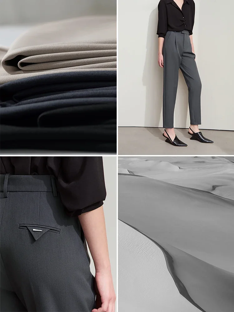 Amii High Quality Casual Long Pants For Women Autumn 2025 Commuter Versatile No Ironing And Wrinkle Resistance Trousers 12511045