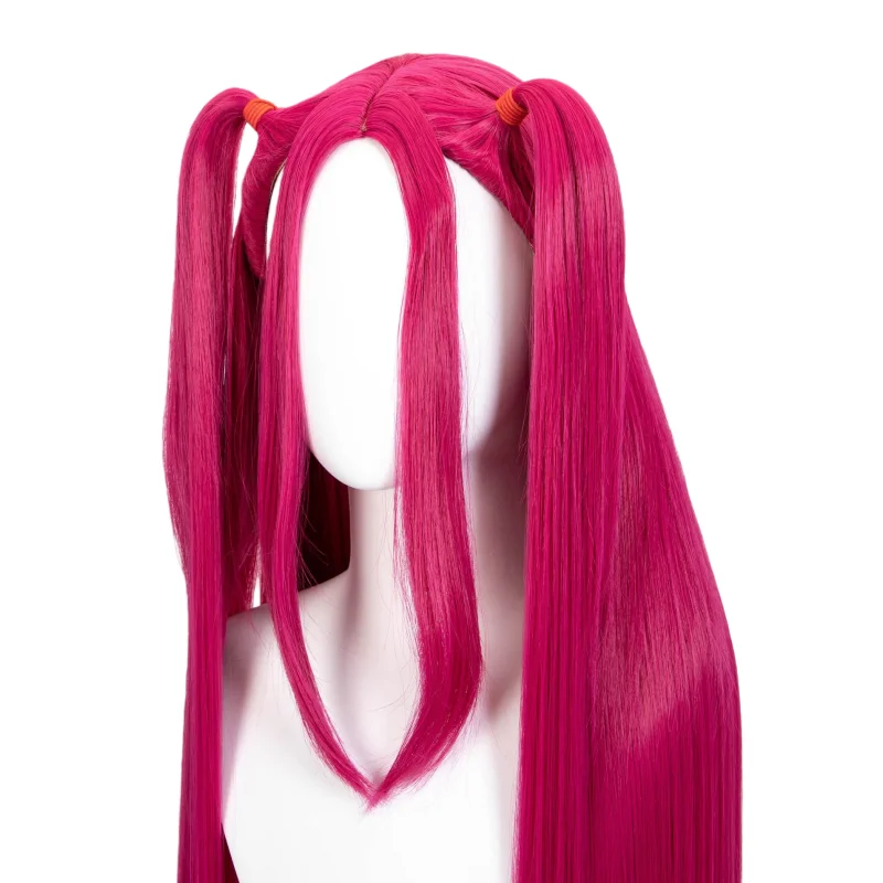 ミラウィッグ映画 KPop デーモンハンターコスプレウィッグレッドロングウィッグ女性ハロウィンパーティーパフォーマンス小道具