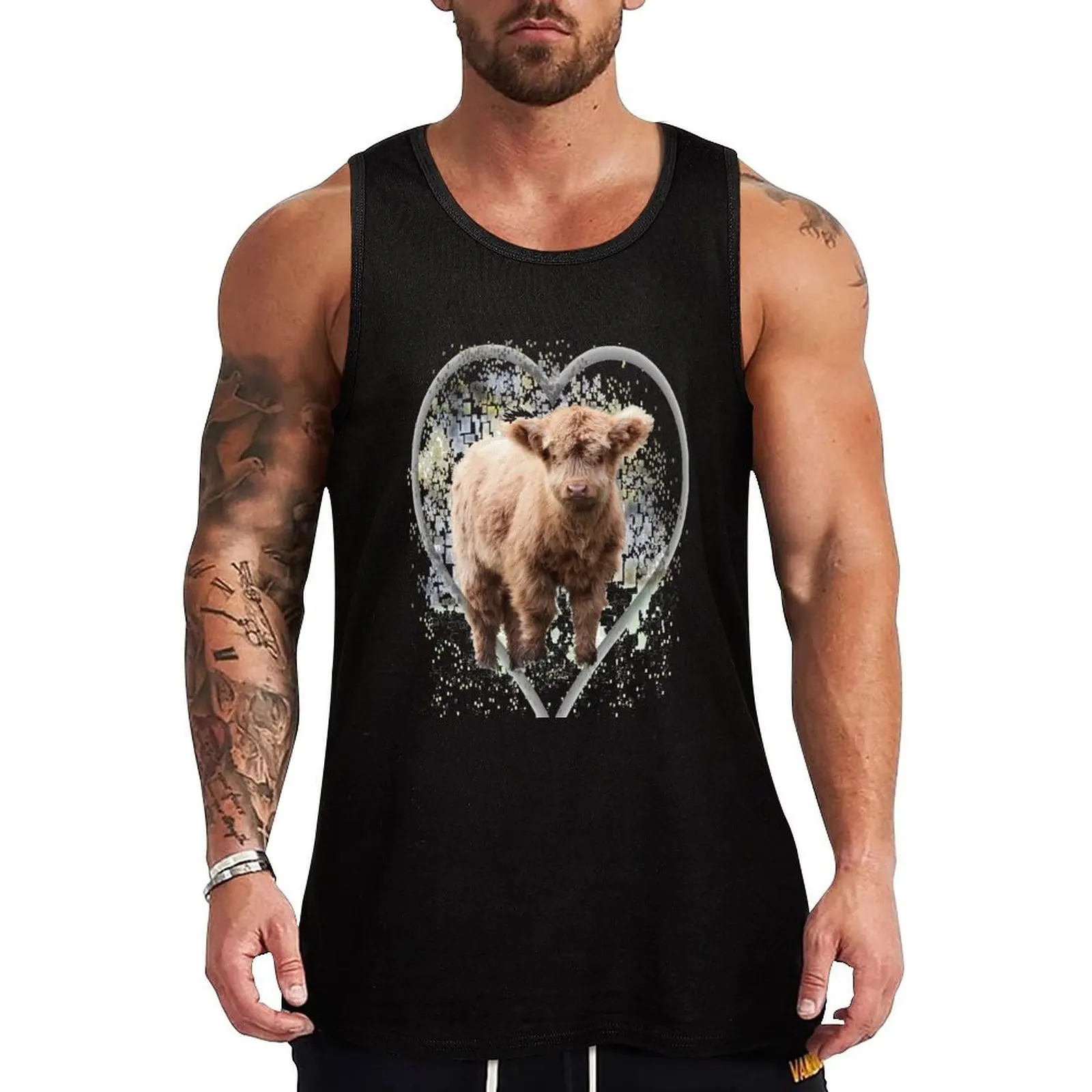 

I Love Mooplets - baby Highland Coo Tank Top anime t-shirts Muscle fit summer clothes man 2025 best selling products