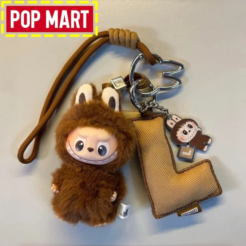 Pop Mart Labubu Pin For Love Letter Pendant Blind Box Collectible Diy Alphabet Keychain & Bag Charm Kawaii Bag Ornament Toy Gift