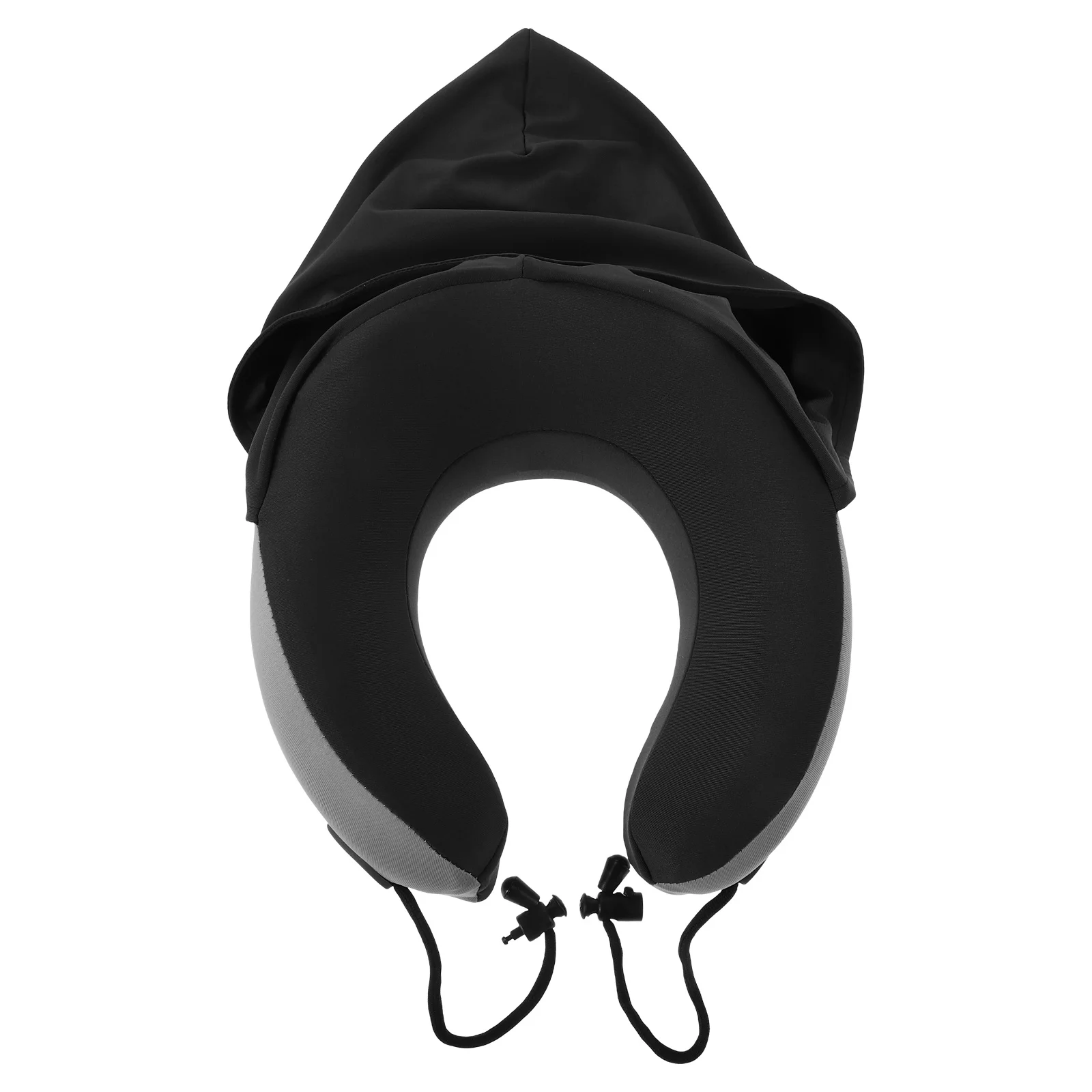 

Memory Foam Travel Neck Pillow U Shape Hooded Adjustable Fit Car Plane Sleeping Comfort Neck Cushion Travel Essentials