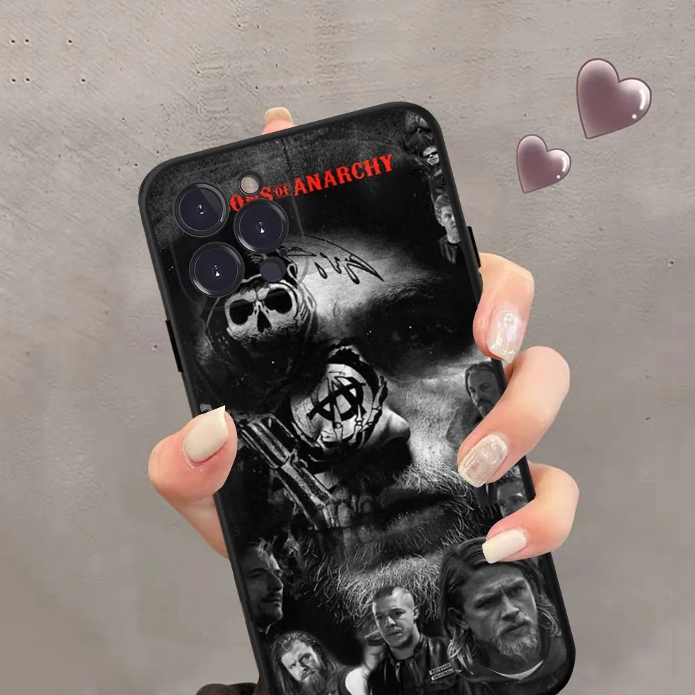 American TV Sons Of Anarchy Phone Case Silicone Soft For iphone 15 14 13 12 11 Pro Mini XS MAX 8 7 6 Plus X 2020 XR Shell