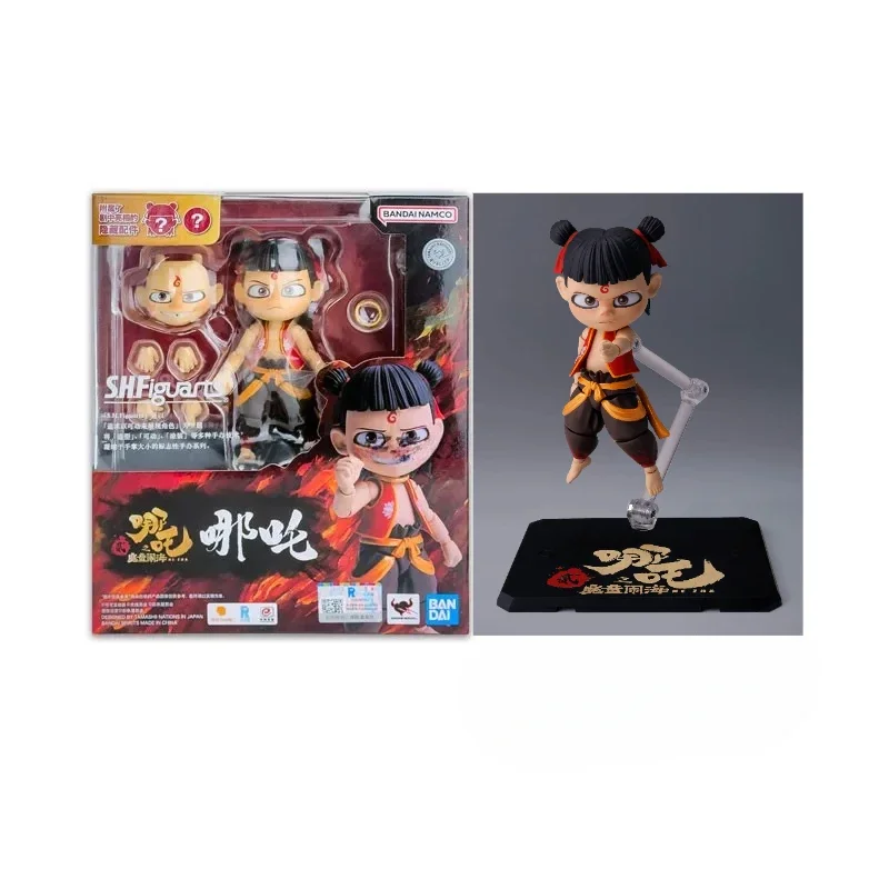 

Bandai 2025 Movie Nezha 2 Conquers The Dragon King S.H.Figuarts Shf Ne Zha Ao Bing Anime Action Figure Toy Gift
