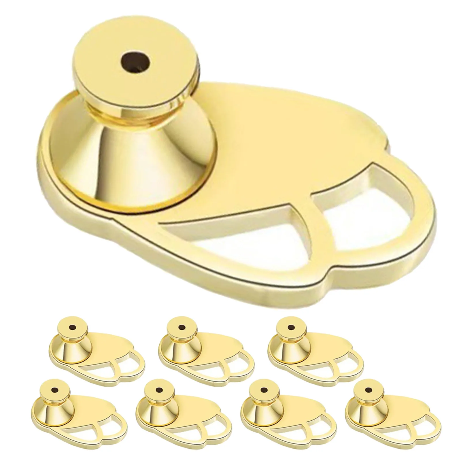 

8Pcs Ear Accessory Lifter Backs Decorative Heavy Earring Support Stabilizers for Droopy Ears Replacement Backings