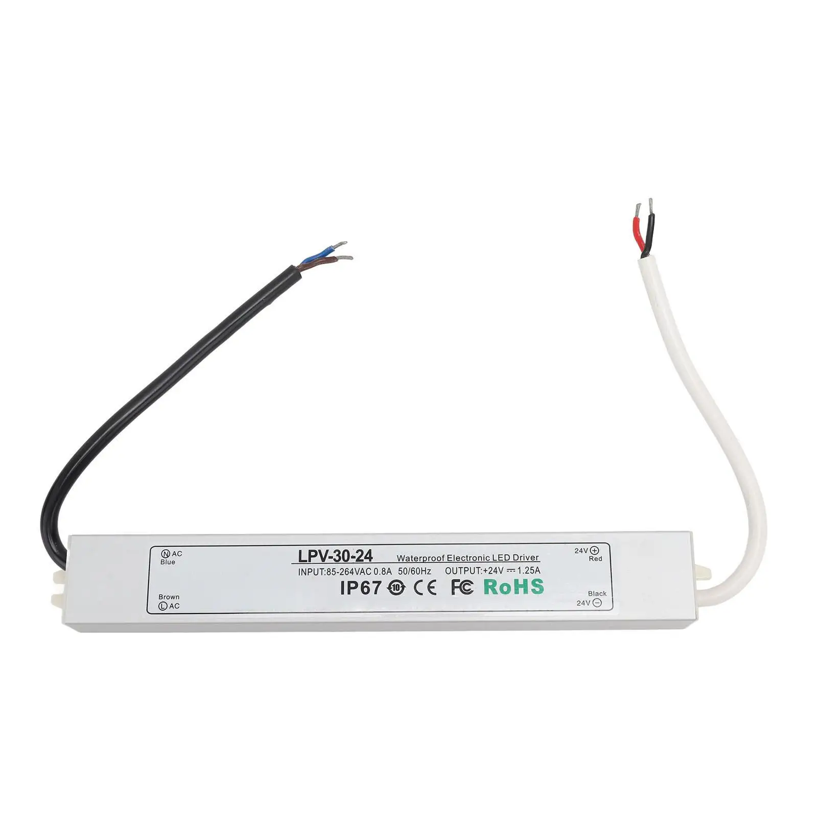 

24V Waterproof LED Driver Power Supply Transformer for security Cameras - Interference-Free Output