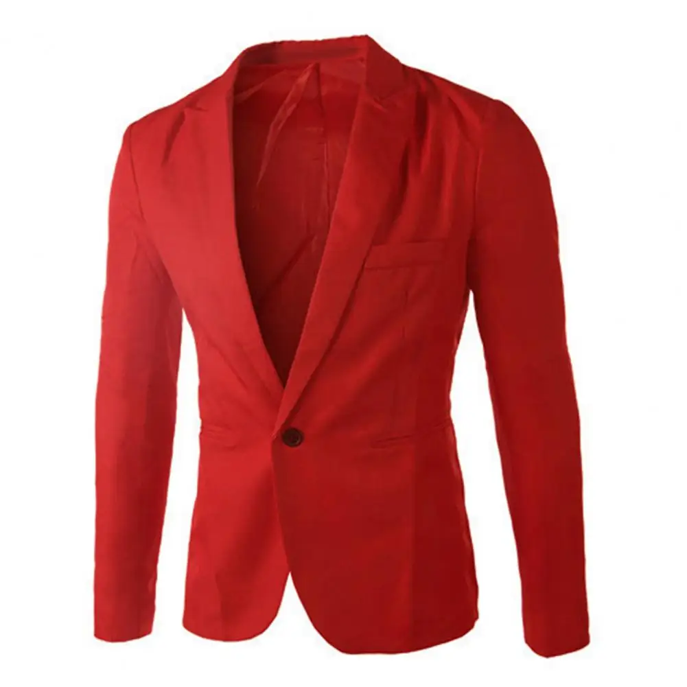 Terno de trabalho casual vintage slim fit masculino, blazer elegante, jaquetas formais, primavera, verão