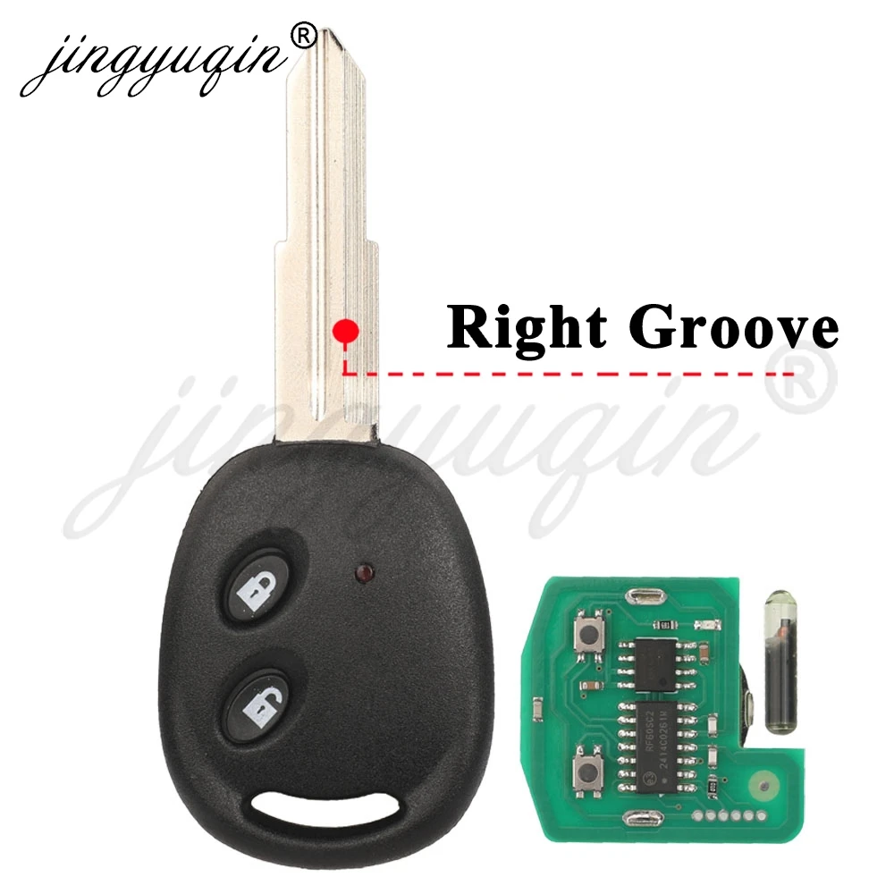 Jingyuqin 433Nhz FSK ID48 Chip llave de coche remota para