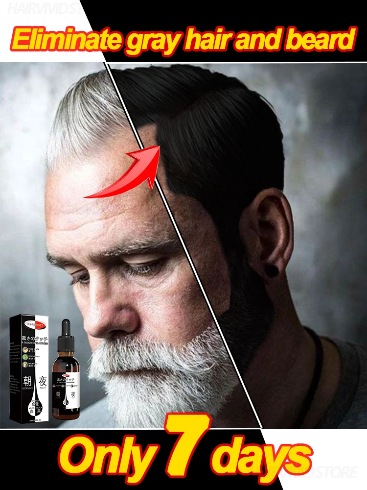 No more gray hair and beard, the latest oriental secret formula in 2025