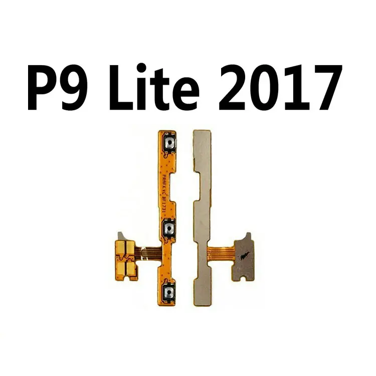 2Pcs New Power on/off & volume up/down buttons flex cable Replacement for Huawei P7 P8 \\ P8 Lite P9 Lite Plus mini 2017 2016