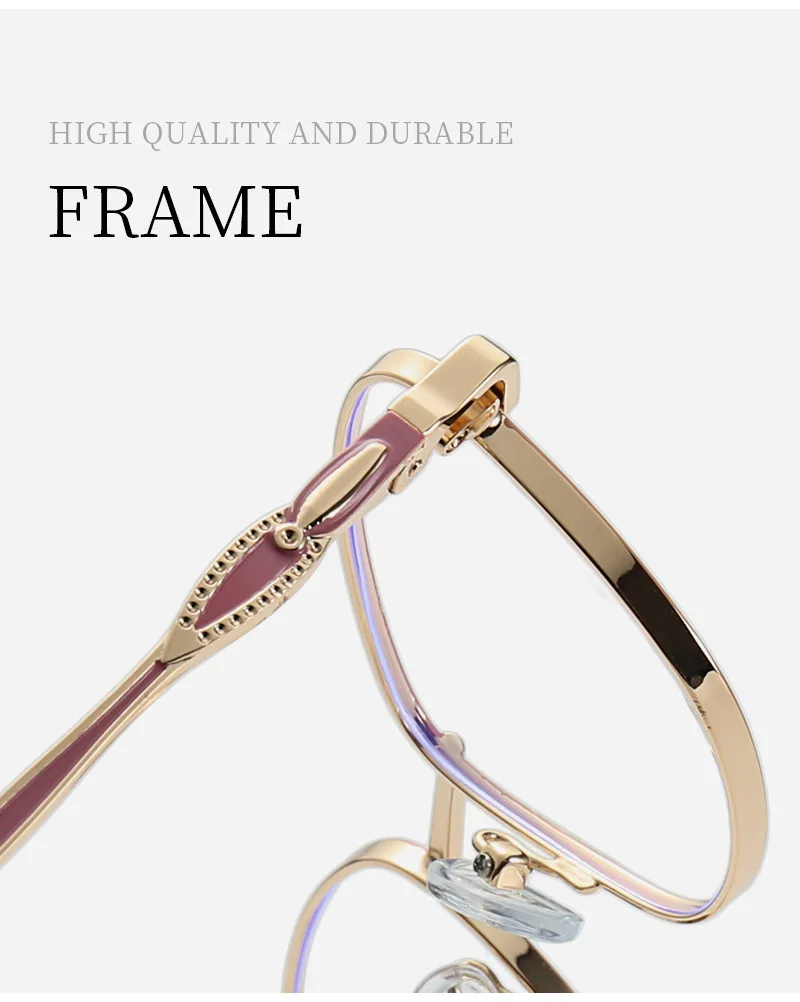 ผู้หญิงแว่นตาเลนส์ตาแมวสําหรับหญิง Lunette Pour Lady's Original แว่นตาผู้หญิงกรอบแว่นตา