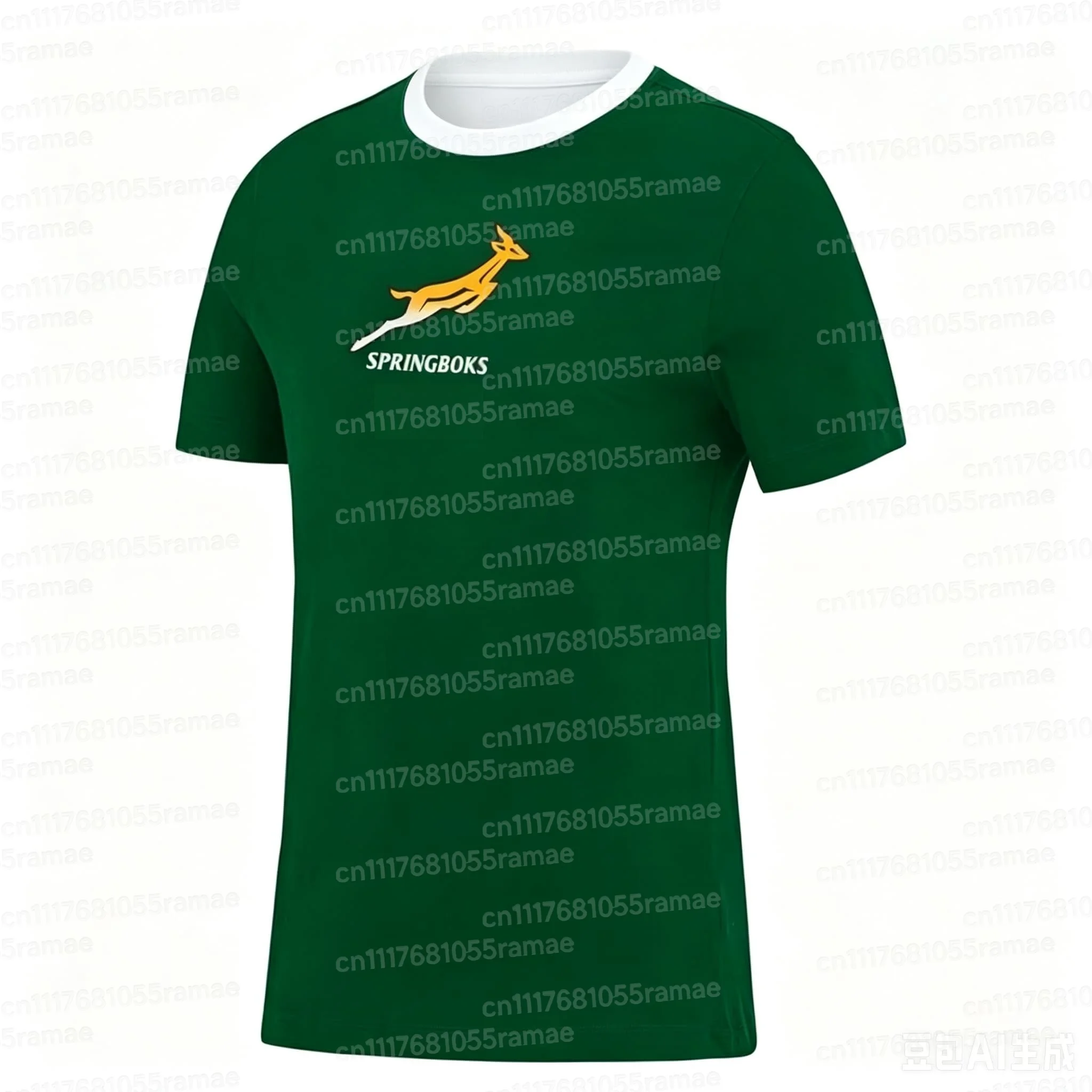 Südafrika Springboks Rugby-Trikot, Sportshirt, Springbok-Nationalmannschaft, Fan, Freizeit-Trainingsoberteil, Rugby-Uniform, passend für die ganze Familie. – Detail 8