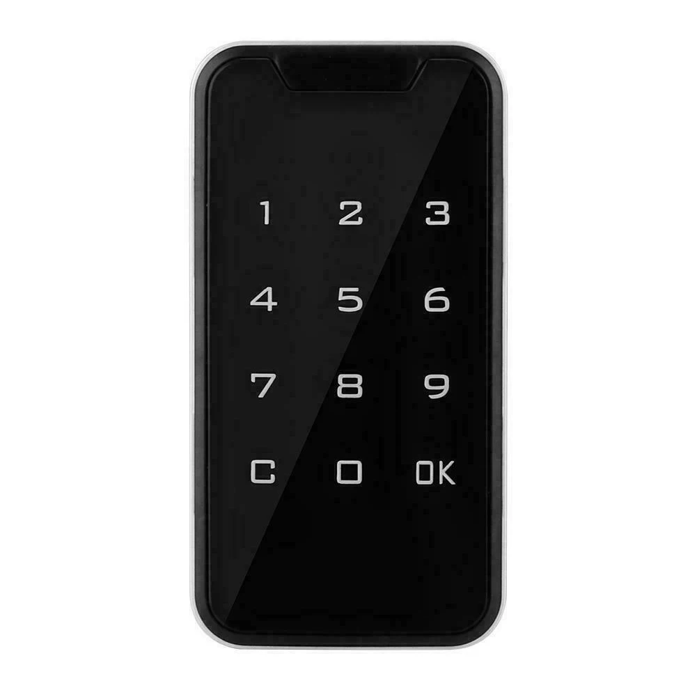 Anti Theft Zinc Alloy Touch Screen Digital Smart Protection Electronic Safety Password Lock Door Drawers Keypad Cabinet Code