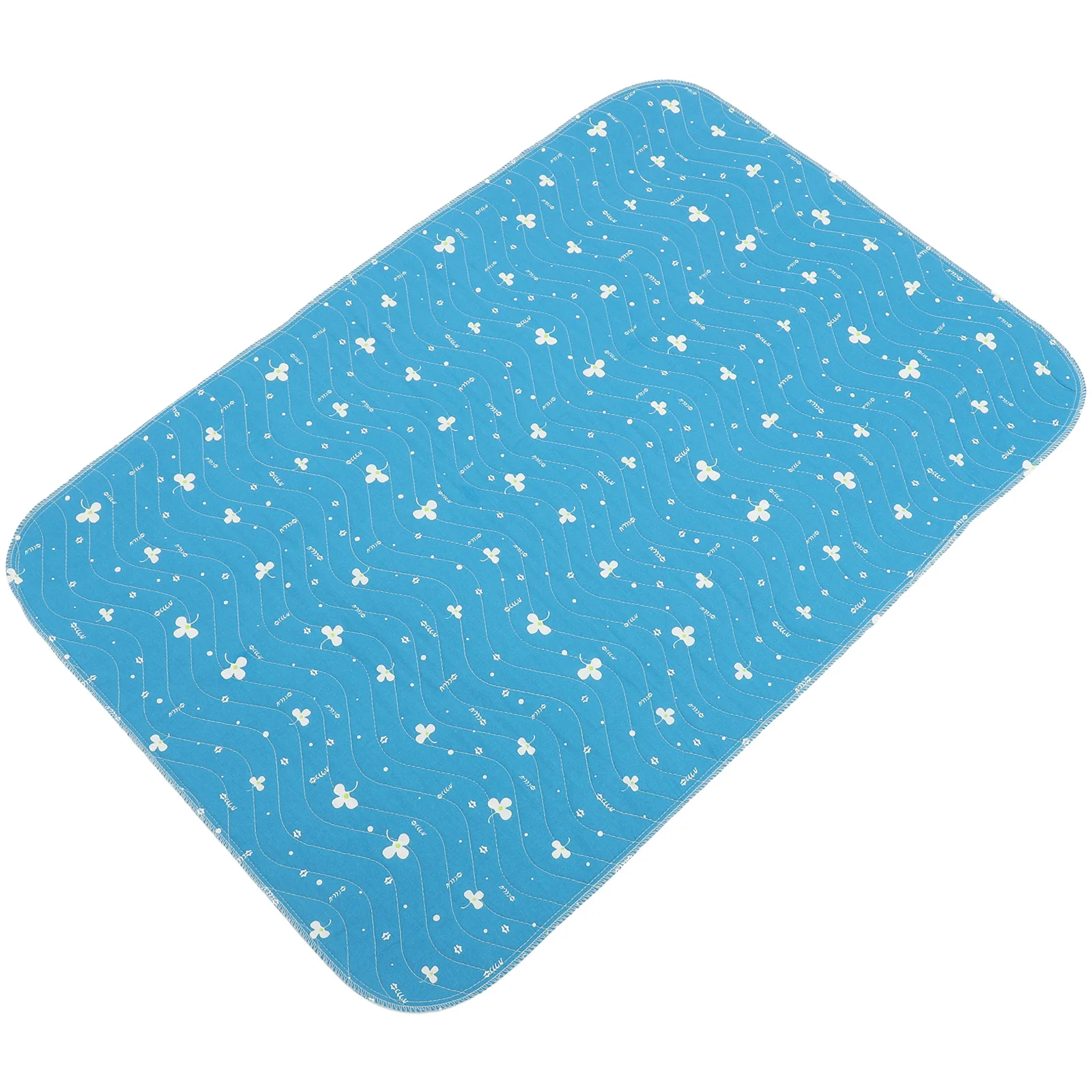 

Waterproof Diapers Mattress Protector Washable Blue Polyester Bed Pads Elderly Travel Reusable Absorbent Breathable Foldable