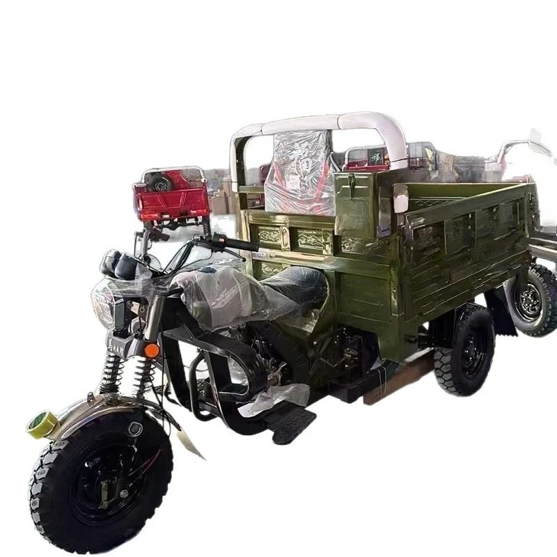 Dump money freight tricycle fuel dump engine Zongshen agricultural tricycle