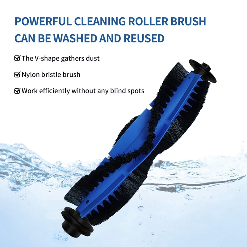 Main Side Brush Hepa Filter Vacuum Cleaner Accessories Blue-White For Cecotec Conga 2290 Ultra 05661 Robot Vacuum Cleaner