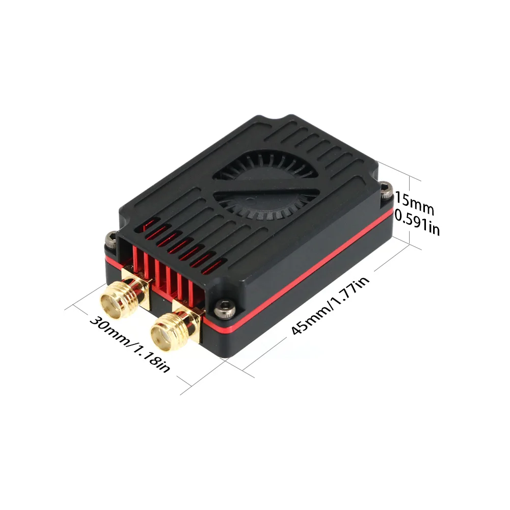 APStoreDual-Frequency 4.9G/5.8G Video Transmitter For RC FPV Long Range Dr-one 2.5W VTX 8+48CH Channel IRC Tramp Protocol Metal