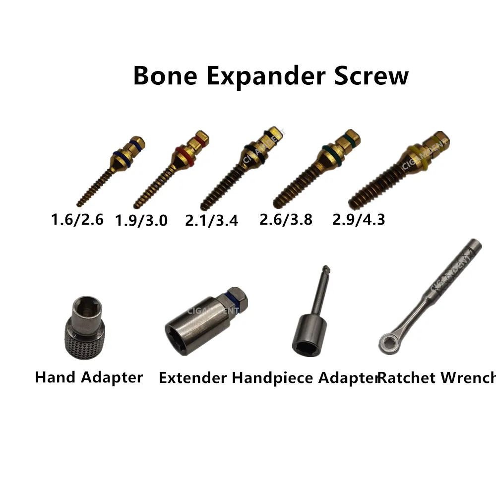 

Dental Instruments Implant Ratchet Wrench Adapter Bone Expander Screw Compression Drill Expand Tool Extender