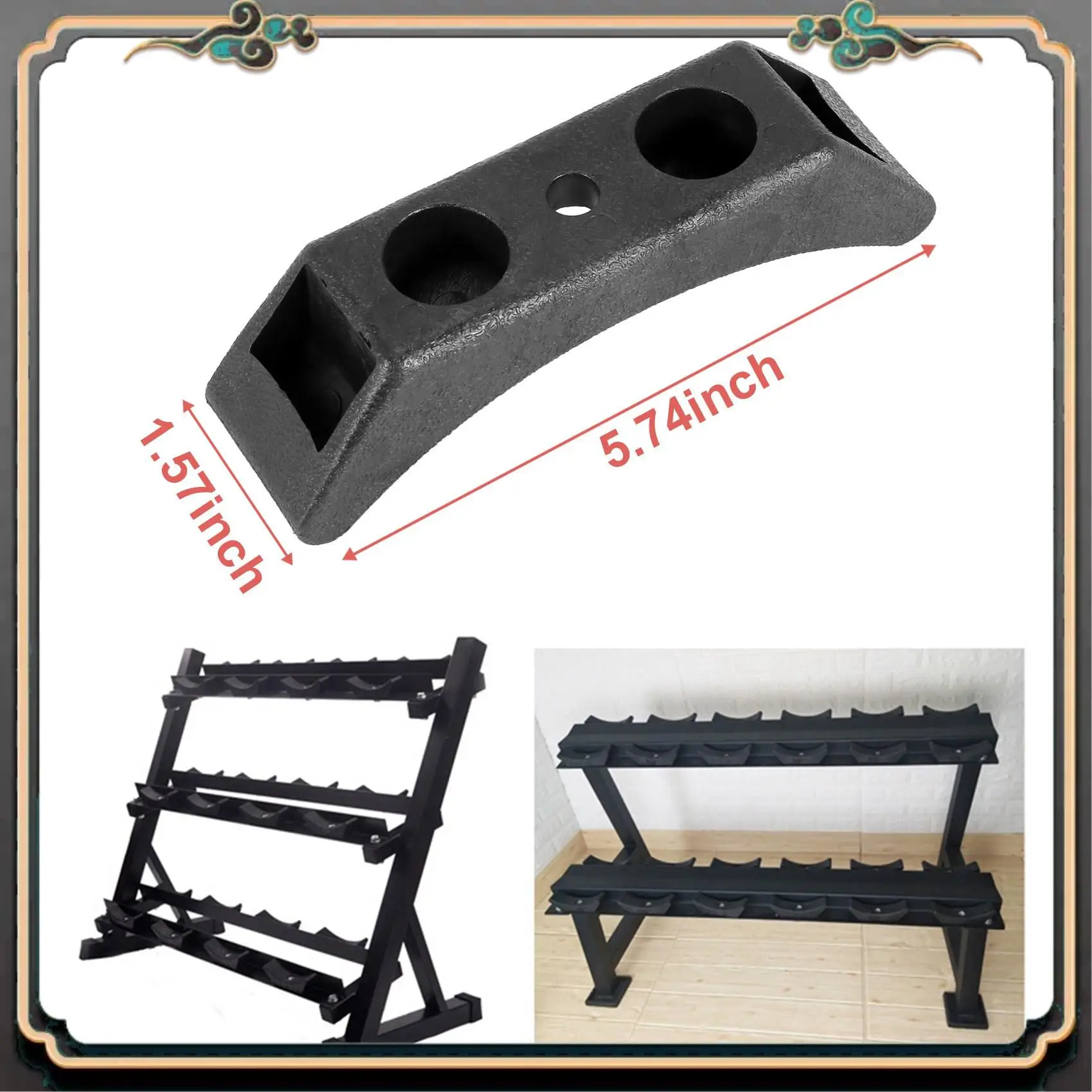 

5 Pcs Dumbbell Racks Dumbbell Holders Dumbbell Brackets Dumbbell Storage Weight Stands Limited Time Offer