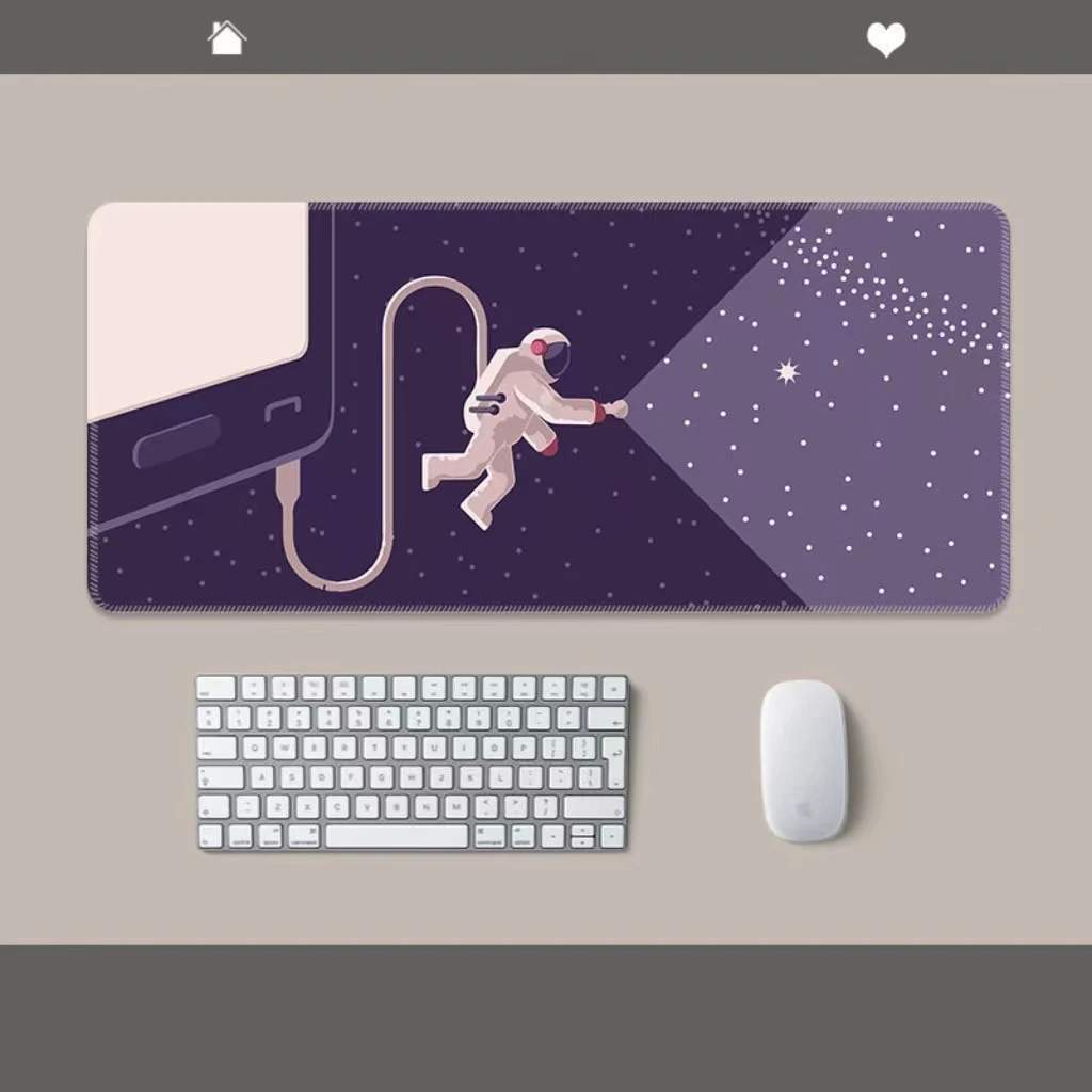 

Kawaii Gaming Computer Mouse Pad Art Table Keyboard Pad Kawaii Gaming Anime Mouse Mats Pad on The Table Setup Gamer Accessories