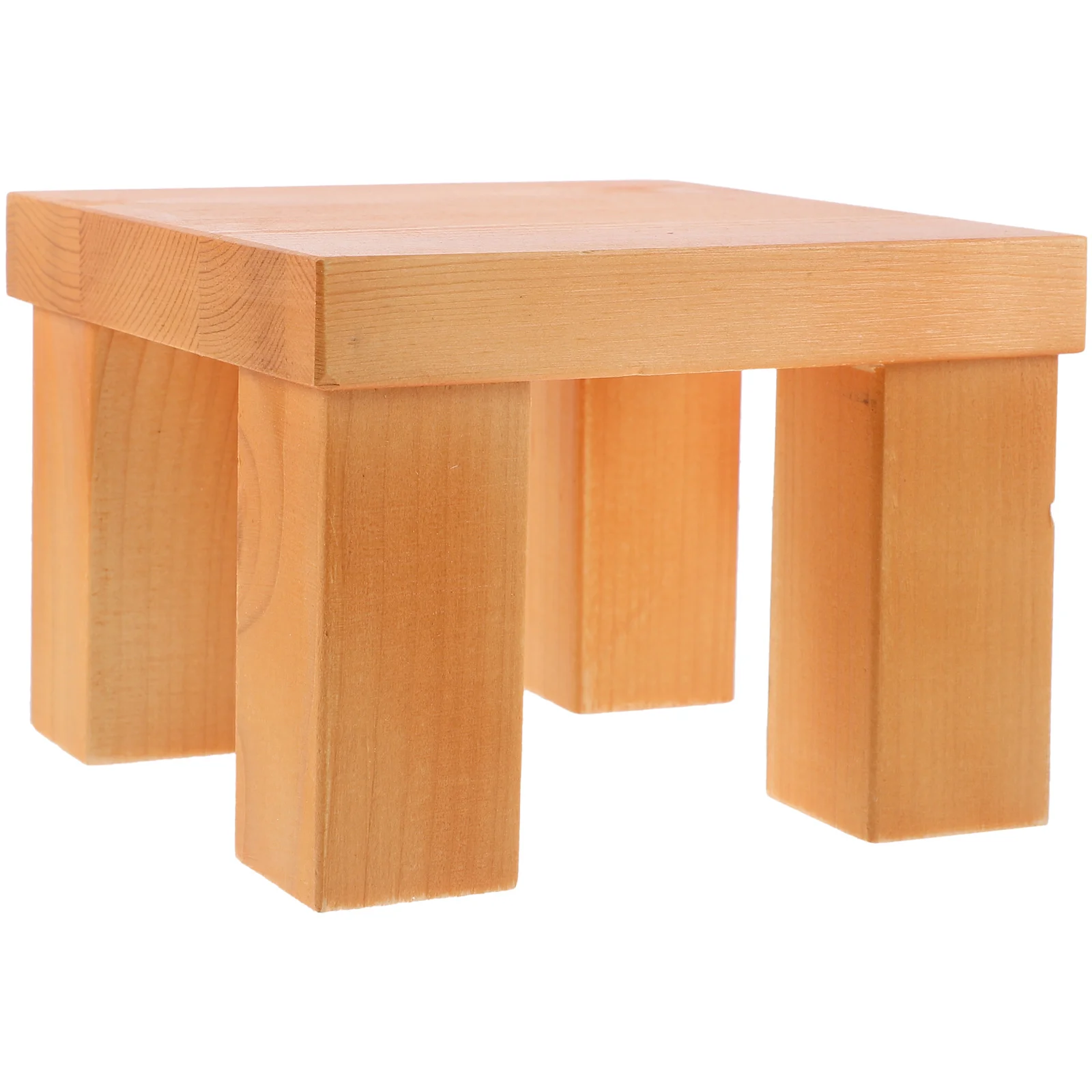 

Mini Bench Corner Plant Stand Wooden Ornaments Stool for Decoration Jewelry Display Decorative Chairs