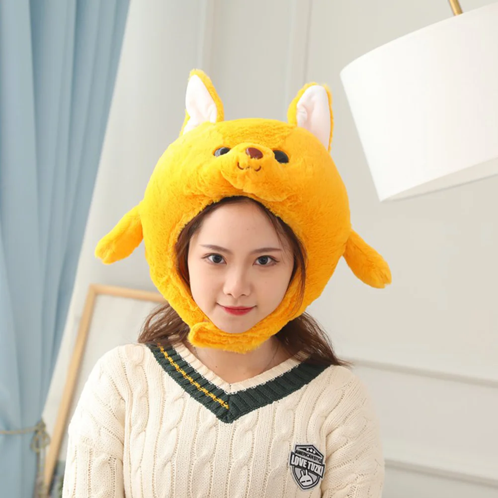 

1 pc Fashionable Headgear Hat Adorable Shape Costume Pillow Decor Party Accessory Soft Cotton Comfortable Novel