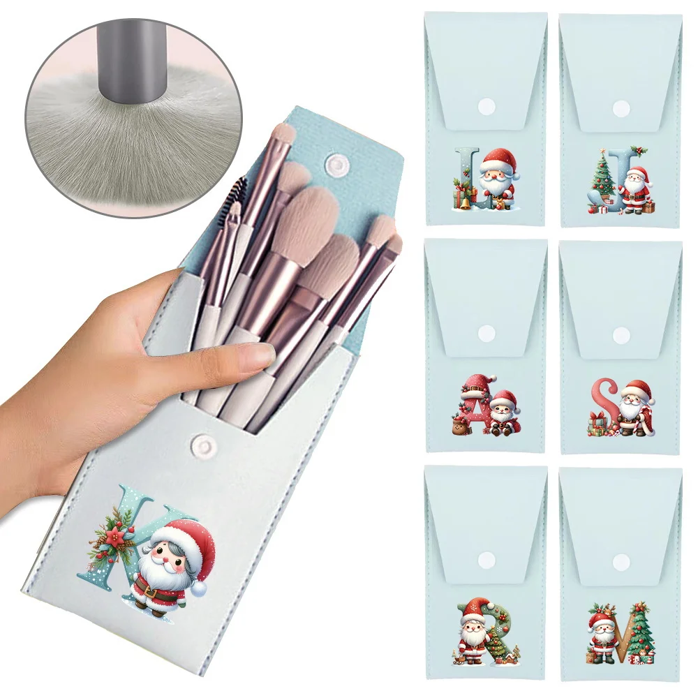 

Women's Makeup Brush Brushes Women Soft Fluffy Makeup Brushes Set Christmas Initial Name 26 Letter Pattern