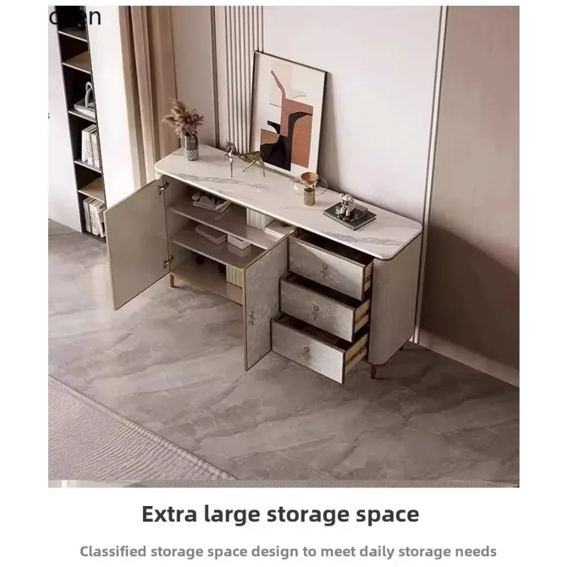 HT light luxury shell shoe cabinet household foyer porch cabinet partition cabinet modern simple