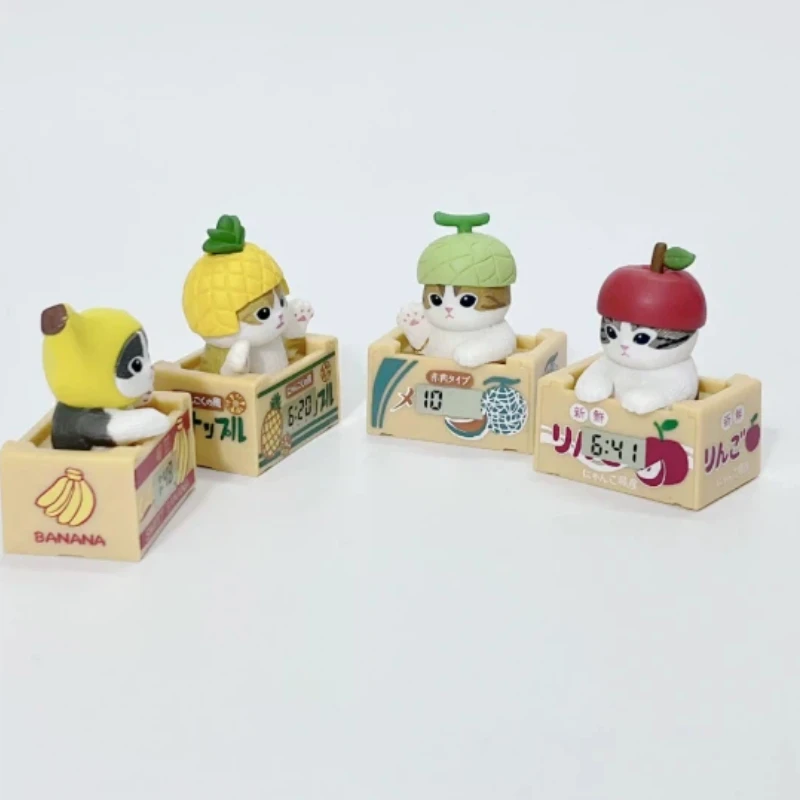 

Коллекционная фигурка Mofusand Shark Cat Fruit Series: милые персонажи, мини-фигурки, украшение для рабочего стола, подарок для фанатов