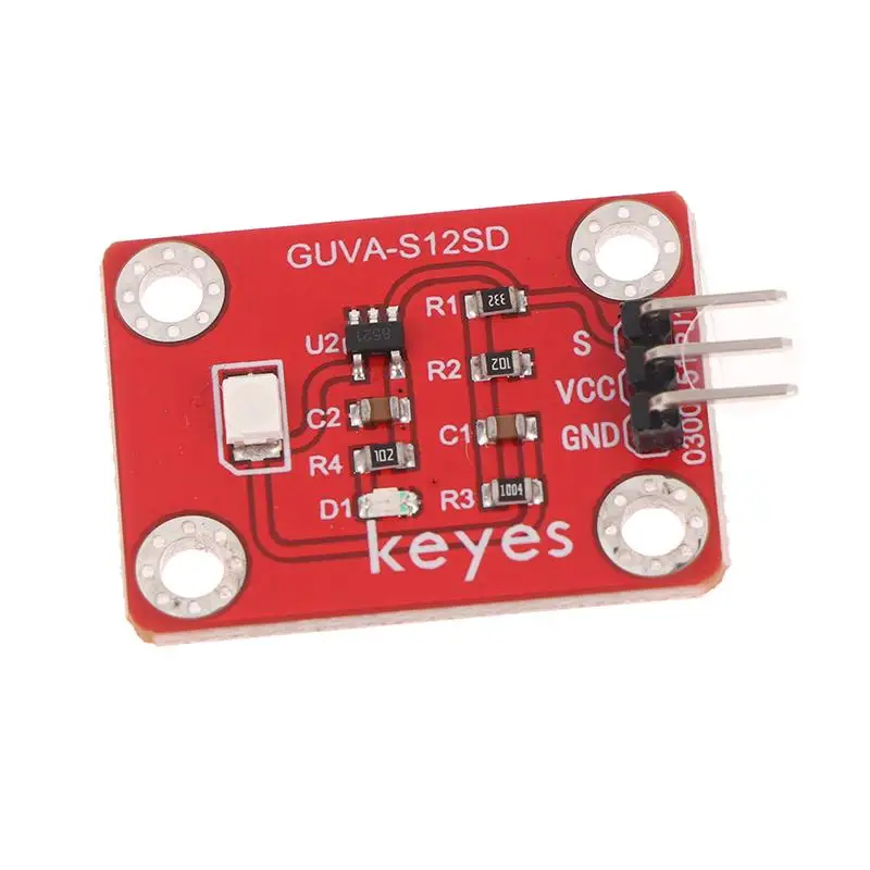 1/2/3 pezzi 3528 modulo di intensità ultravioletta solare DC 3.3-5V sensore UV GUVA-S12SD 240-370nm per Arduino /Raspberry Pi